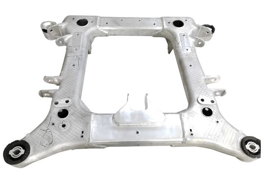 Aluminium legering laagdruk gietonderdelen gelast en gemonteerd onderstel voor EV-chassis