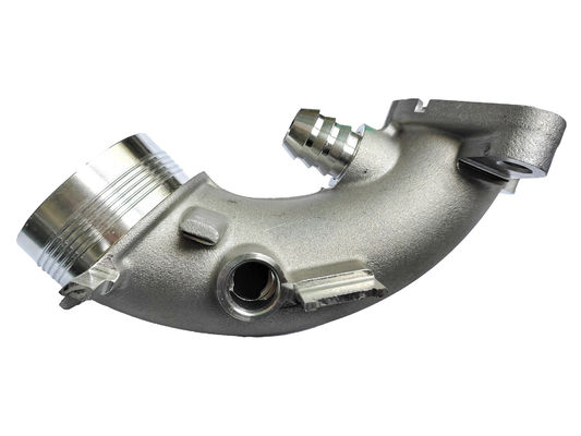 Aluminiumlegering Permanente gietvorm Precision Machining Elbow Pipe