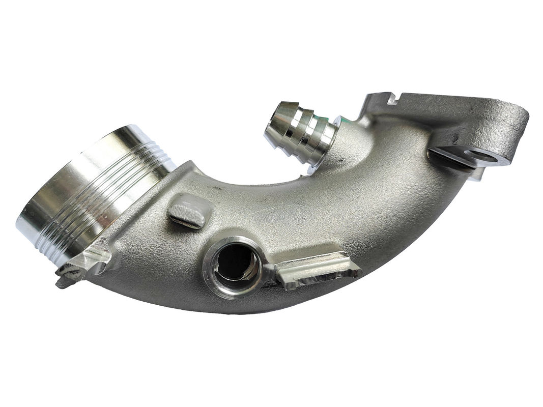 Aluminiumlegering Permanente gietvorm Precision Machining Elbow Pipe